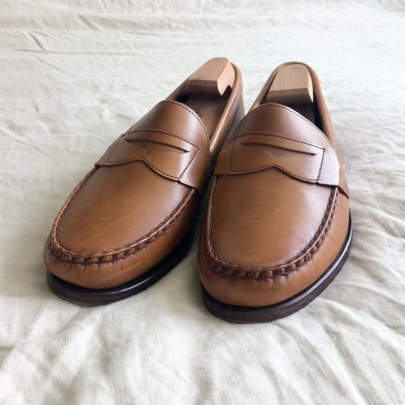 Allen Edmonds Cavanaugh Coffee Brown Penny Loafers - Picture 4 of 16